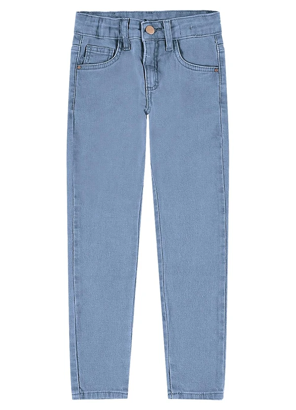 Malwee Kids - Calça Skinny Moletom Jeans Azul 3