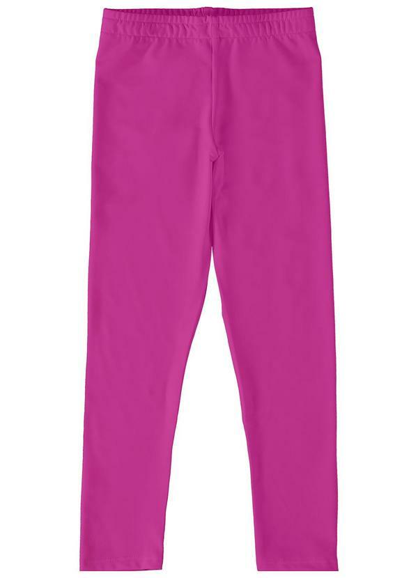 Malwee Kids - Calça Flanelada em Uv50+ Unissex Rosa