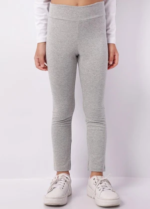 Torra - Calça Infantil Legging Lisa Cinza - TORRA