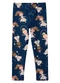 Malwee Kids - Calça Legging Bailarinas em Cotton Rosa - variação: Azul Marinho