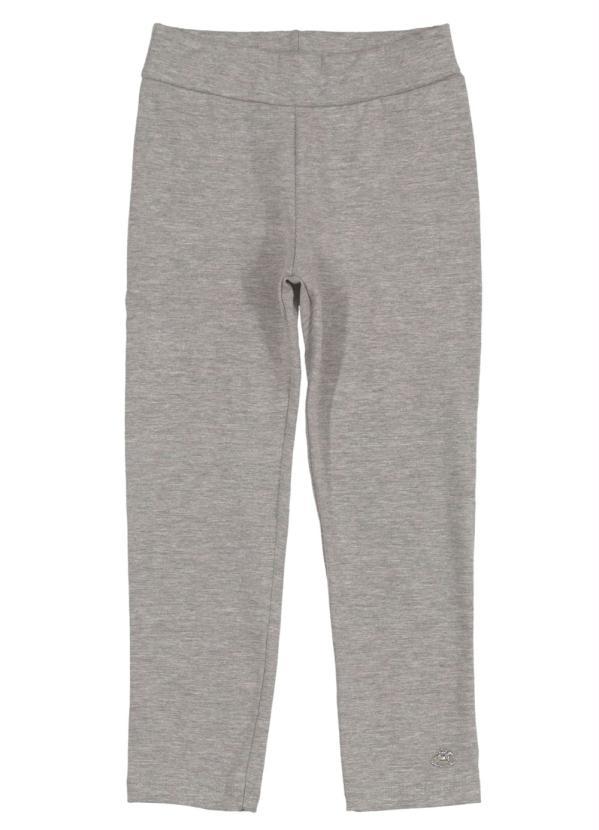Up Baby - Calça Legging Básica Cinza