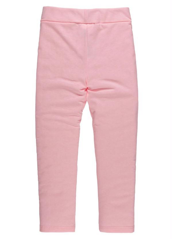 Up Baby - Calça Legging Básica Menina Infantil Rosa 2