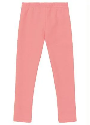 Brandili - Calça Legging Básica Menina Molecotton Rosa - BRANDILI