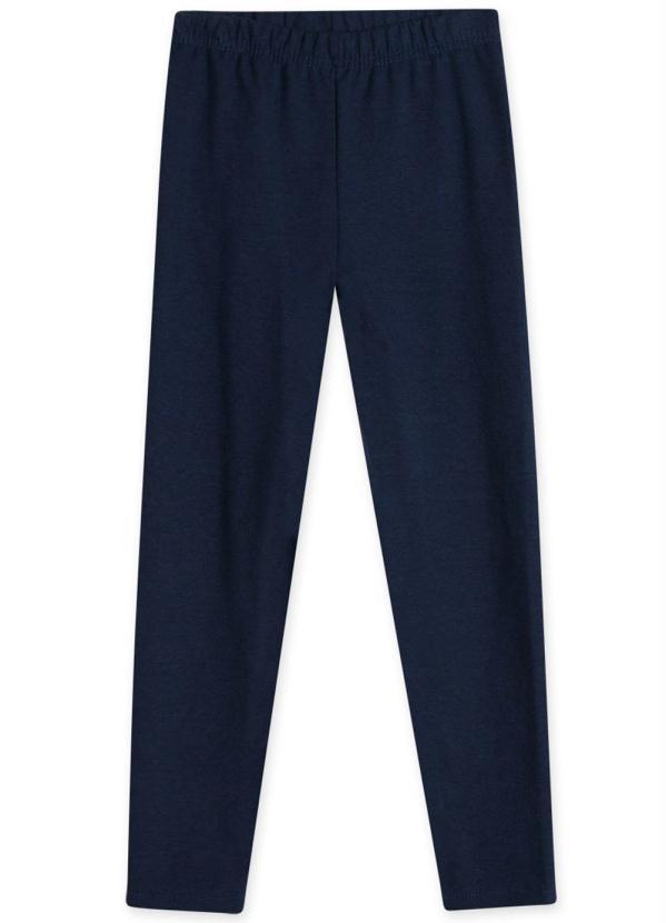 Marisol Play - Calça Legging Básica Molecotton Infantil Azul