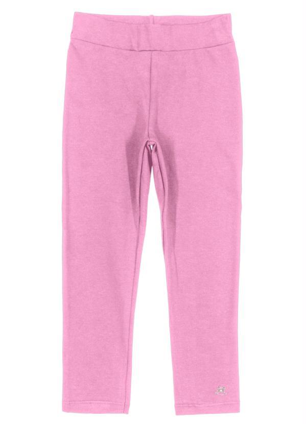 Up Baby - Calça Legging Básica Rosa