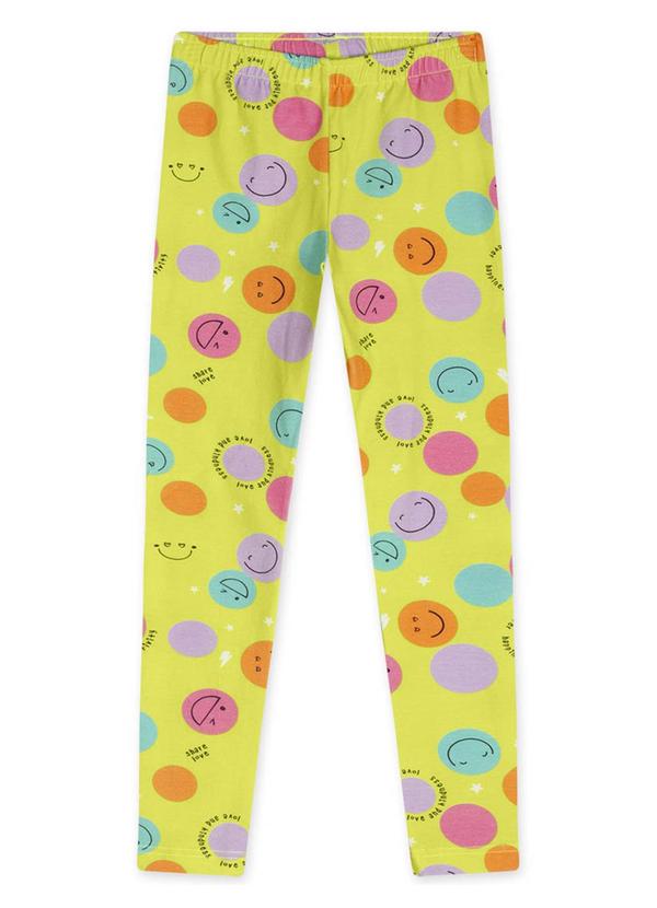 Marisol Calça Legging com Aroma Infantil Feminina Amarelo