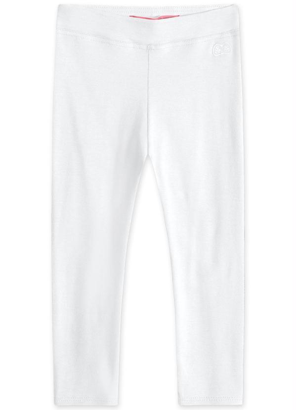 Lilica Ripilica - Calça Legging com Tecnologia Thermo Bebê Branco