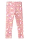 Malwee Kids - Calça Legging Bailarinas em Cotton Rosa - variação: Off White