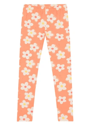 Brandili - Calça Legging de Cerejas em Cotton Laranja - BRANDILI