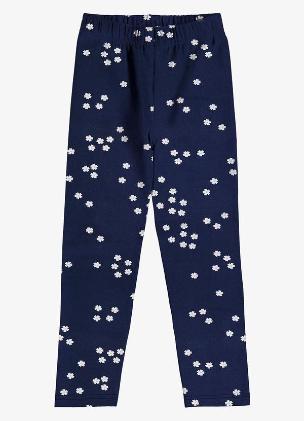 Rovi Kids - Calça Legging em Molecotton Azul