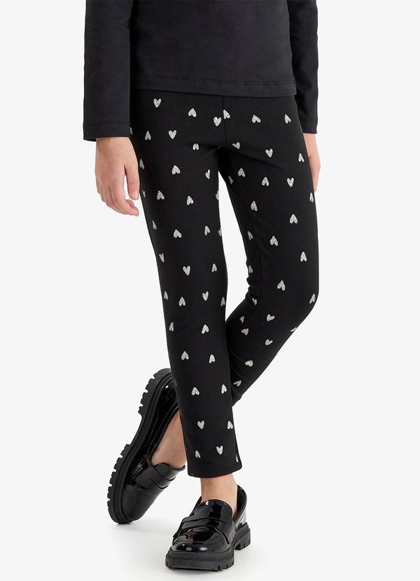 Rovi Kids - Calça Legging em Molecotton Preto