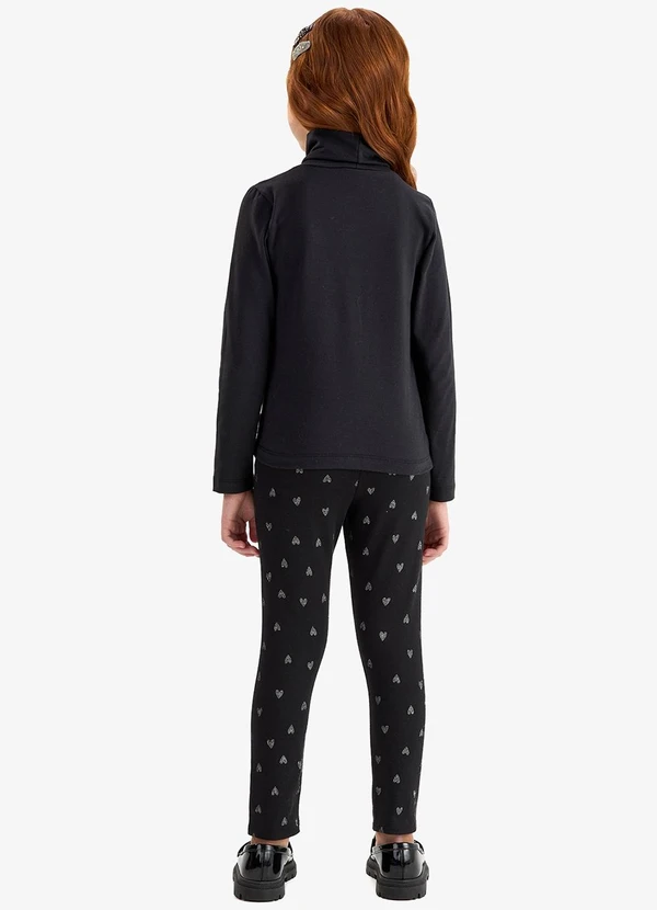 Rovi Kids - Calça Legging em Molecotton Preto 3