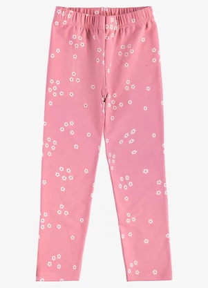 Rovi Kids - Calça Legging em Molecotton Rosa - ROVI KIDS