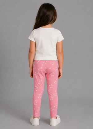 Rovi Kids - Calça Legging em Molecotton Rosa - ROVI KIDS
