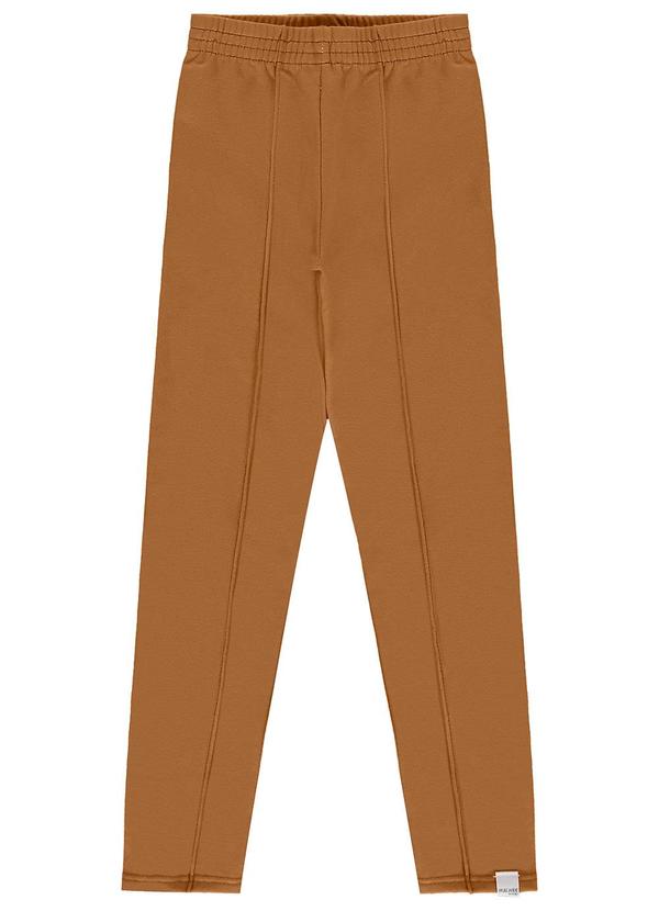 Malwee Kids - Calça Legging em Moletom Marrom 3