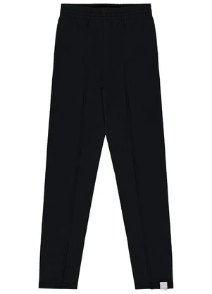 Malwee Kids - Calça Legging em Moletom Preto - MALWEE KIDS