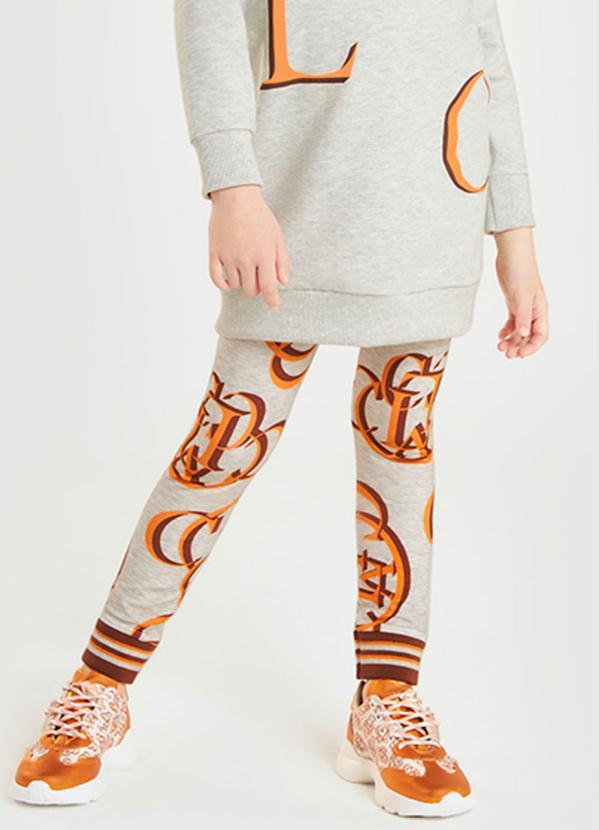 Lilica Ripilica - Calça Legging Menina Infantil Cinza