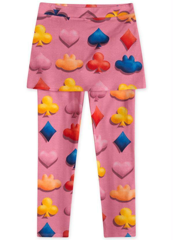 Lilica Ripilica - Calça Legging Feminina Infantil Rosa