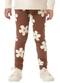 Malwee Kids - Calça Legging Floral Off White - variação: Marrom
