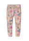 Malwee Kids - Calça Legging Ursinho em Cotton Rosa Escuro - variação: Off White