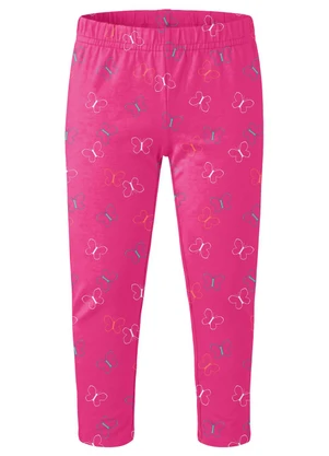 Brandili - Calça Legging Infantil Borboletas Rosa - BRANDILI
