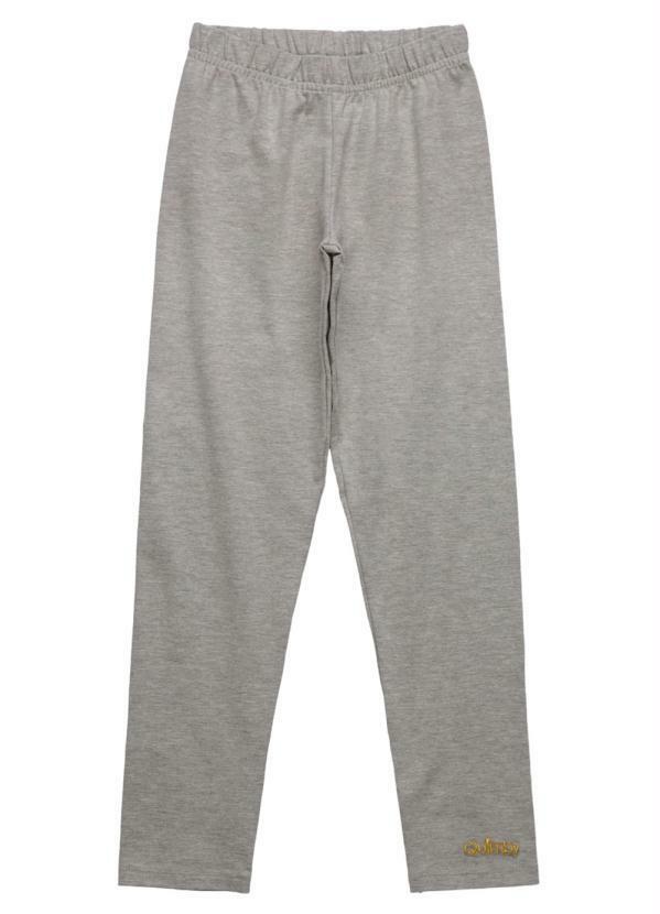 Quimby - Calça Legging Infantil Cinza