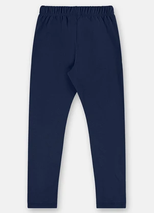 Up Baby - Calça Legging Infantil Cotton Azul - UP BABY