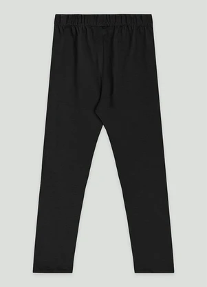 Up Baby - Calça Legging Infantil Cotton Preto - UP BABY