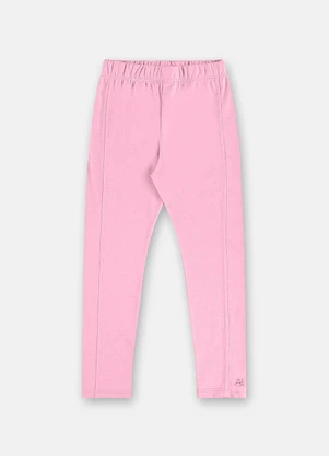 Up Baby - Calça Legging Infantil Cotton Rosa - UP BABY