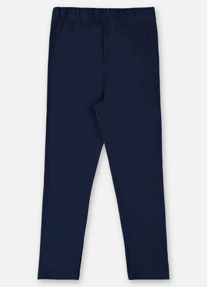 Up Baby - Calça Legging Infantil em Cotton Azul - UP BABY
