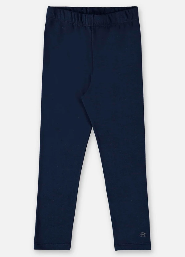 Up Baby - Calça Legging Infantil em Cotton Azul