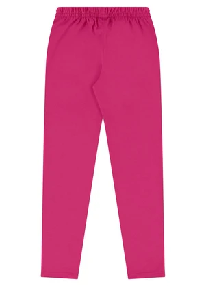 Bee Loop - Calça Legging Infantil em Cotton Rosa - BEE LOOP