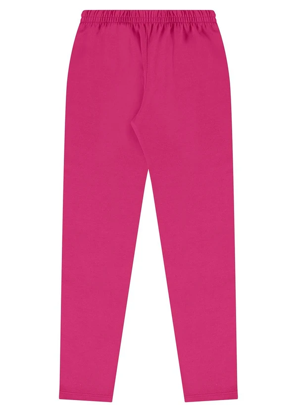 Bee Loop - Calça Legging Infantil em Cotton Rosa 1