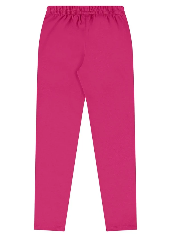 Bee Loop - Calça Legging Infantil em Cotton Rosa 2