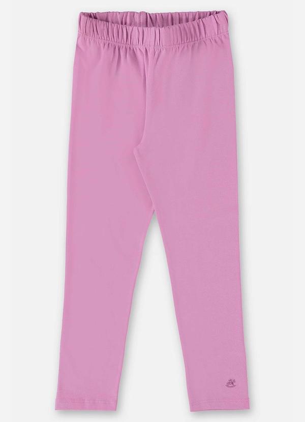 Up Baby - Calça Legging Infantil em Cotton Roxo