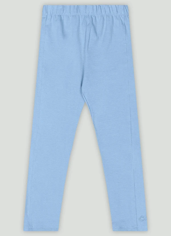 Up Baby - Calça Legging Infantil em Cotton Up Baby Azul
