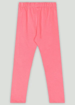 Calça Legging Infantil em Cotton Up Baby Rosa - UP BABY