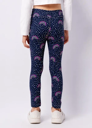 Torra - Calça Legging Infantil Estampa Sortidas Preta - TORRA