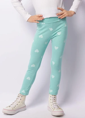Torra - Calça Legging Infantil Estampas Sortidas Verde - TORRA