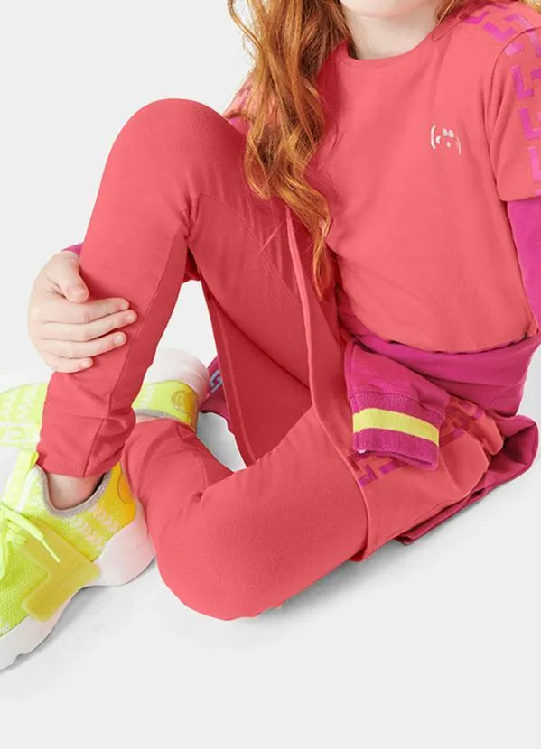 Lilica Ripilica - Calça Legging Infantil MeninaLaranja