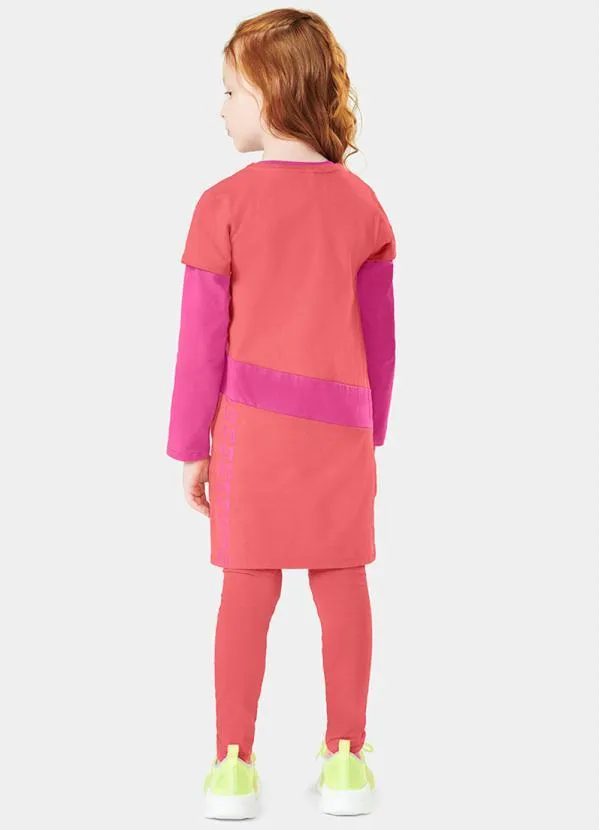 Lilica Ripilica - Calça Legging Infantil MeninaLaranja 4