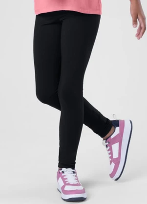 Calça Legging Infantil Menina Active Preto Brandili