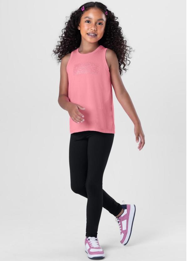 Brandili - Calça Legging Infantil Menina Active Preto 2