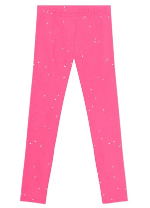 Brandili - Calça Legging Infantil Menina com Brilhos Rosa - BRANDILI