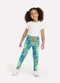 Kyly - Calça Legging Menina Estampado Azul Marinho - variação: Verde