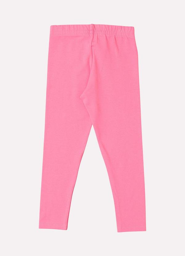 Kyly - Calça Legging Infantil Menina Lisa Rosa 3