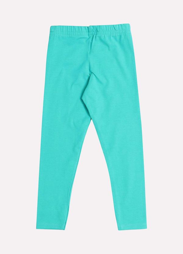 Kyly - Calça Legging Infantil Menina Lisa Verde 3