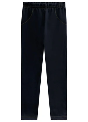 Brandili - Calça Legging Infantil Menina Preto - BRANDILI