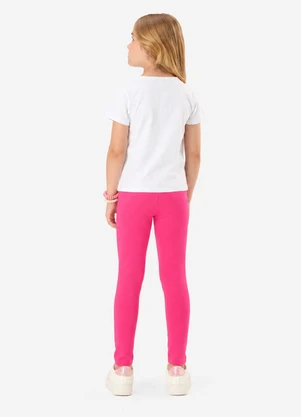 Rovi Kids - Calça Legging Infantil Rosa - ROVI KIDS