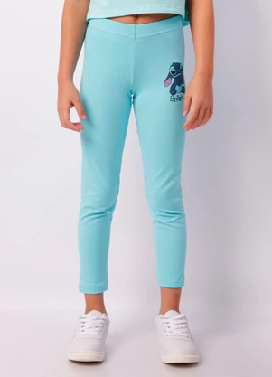 Torra - Calça Legging Infantil Stitch Azul - TORRA